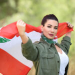 Shooting the amended Lebanese Anthem's Version - written by Mira