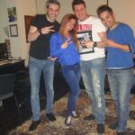 Recording "La Albak" with the composer Ahmad Barakat, Lyricist Ahmad Madi & the  talented arranger Marc Abdel Nour